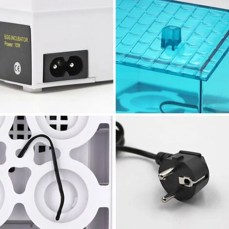 BENOBBY KIDS Incubateur 4 D'Oeufs Mini Incubateur Automatique Numérique D'Incubateur D'Oeufs Incubateur Oeufs Automatique Couveuse 4 Oeufs D'Incubation Éclosoir De Volaille Domestique Pour Poulets 2 BENOBBY KIDS Incubateur 4 D'Oeufs Mini Incubateur Automatique Numérique D'Incubateur D'Oeufs Incubateur Oeufs Automatique Couveuse 4 Oeufs D'Incubation Éclosoir De Volaille Domestique Pour Poulets – Image 2