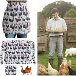 SLBRILLèRE Tablier De Collecte D'œufs - 14 Poches - Impression De Coq - Pour Poulailler - Accessoires De Maison - Pour Maison De Ferme, Cuisine, De Travail 8 SLBRILLèRE Tablier De Collecte D'œufs - 14 Poches - Impression De Coq - Pour Poulailler - Accessoires De Maison - Pour Maison De Ferme, Cuisine, De Travail -Polire Soldes Boutique 64137489 4