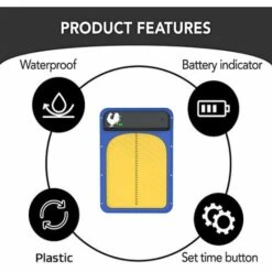 SLBRILLèRE Porte De Poulailler Automatique Porte De Poulailler Automatique Sensible à La Lumière, Minuterie D'ouverture Retardée Du Soir Et Du Matin -Polire Soldes Boutique 64137519 4