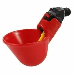 CARILLONSàVENT 5 Pcs En Abreuvoir Poules, Tasses Automatiques Automatique Chicken Acier Inoxydable Eau Côté Horizontal Mamelons Poulet Volaille Lapin Buveur Abreuvoir Nipple (Bol à Eau à Vis Fixe) Carivent -Polire Soldes Boutique 64141695 4