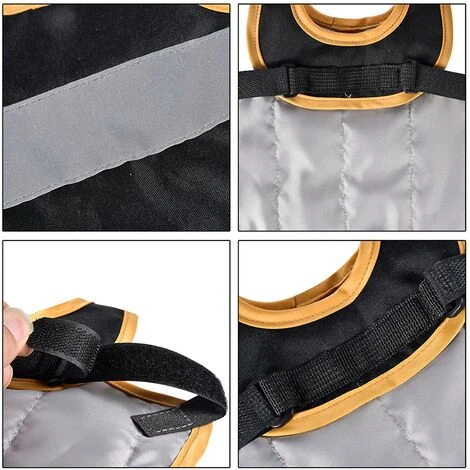 REGALI Selles De Poulet Tabliers De Volaille Avec Bandes élastiques Protecteurs De Poussins (noir) 3 REGALI Selles De Poulet Tabliers De Volaille Avec Bandes élastiques Protecteurs De Poussins (noir) – Image 3