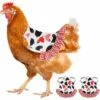 REGALI Selle De Poulet, 2 Pièces De Selle De Poulet Tablier De Poule Ailes Protecteur De Plumes Protection élastique Fournitures De Volaille Pour Animaux De Compagnie (8,7 X 6,7 Pouces)