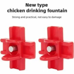 SLBRILLèRE 10 Pcs Abreuvoir Poulet, Eau Tétine Poule Alimentateur Fournitures De Volaille Automatique, Distributeur D'eau Canard à Montage Latéral Horizontal Pour Abreuvoir D'eau Propre -Polire Soldes Boutique 64707051 3