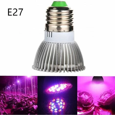 L'FLANEUR 18LEDs Lampe De Plante Intérieur Ampoule De Croissance Pour Végétation Hydroponique Ou En Serre 8W E27 ANEUR 2 L'FLANEUR 18LEDs Lampe De Plante Intérieur Ampoule De Croissance Pour Végétation Hydroponique Ou En Serre 8W E27 ANEUR – Image 2