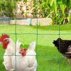 IDMARKET Kit Clôture électrifiable Filet à Poules 24 M Avec Porte 9 Piquets Double Pointe 9 IDMARKET Kit Clôture électrifiable Filet à Poules 24 M Avec Porte 9 Piquets Double Pointe -Polire Soldes Boutique 65389230 5