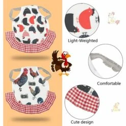 REGALI Lot De 4 Tabliers De Poule De Selle De Poule Standard Avec Protection De L'aile Arrière De La Volaille à Bande élastique (Noir) -Polire Soldes Boutique 65681173 4