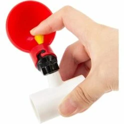 REGALI Lot De 6 Gobelets Automatiques Pour Volaille Et Abreuvoirs Pour Poulet Et 6 Raccords En T En PVC Pour Abreuvoirs De Poulet, Caille, Canard -Polire Soldes Boutique 66169997 4