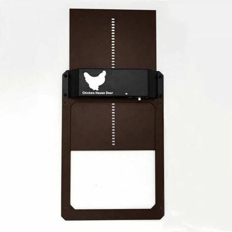 JOORRT Porte Poulailler Automatique Avec Capteur De Lumière - Poulailler Entièrement étanche En Porte De Poulailler à Induction - Porte De Poulailler(brun) 4 JOORRT Porte Poulailler Automatique Avec Capteur De Lumière - Poulailler Entièrement étanche En Porte De Poulailler à Induction - Porte De Poulailler(brun) – Image 4
