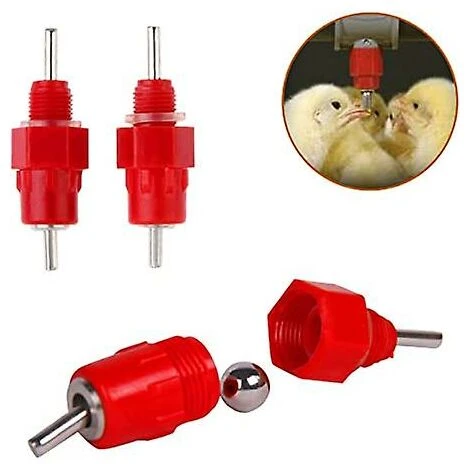 BENOBBY KIDS Poulet Canard Volaille Buveur Eau Mamelon Automatique Fontaine à Boire Bout à Bout Boule Alimentation Automatique 20 Pièces 1 BENOBBY KIDS Poulet Canard Volaille Buveur Eau Mamelon Automatique Fontaine à Boire Bout à Bout Boule Alimentation Automatique 20 Pièces