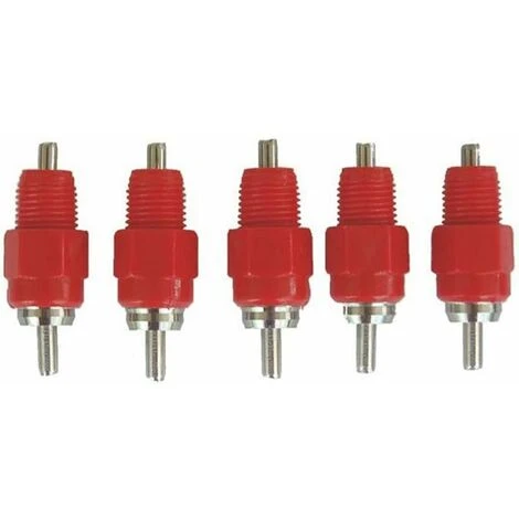 THSINDE Lot De 5 Mangeoires à Eau Pour Poulets Accessoires De Volaille Vis à Poulet Avec Style 1 THSINDE Lot De 5 Mangeoires à Eau Pour Poulets Accessoires De Volaille Vis à Poulet Avec Style