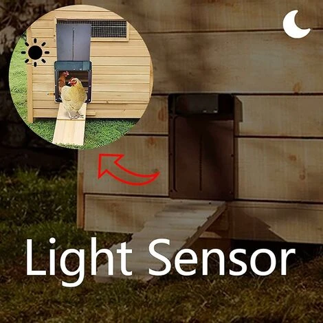 DONTODENT 2022new Porte De Poulailler Automatique Porte De Poulailler à Détection De Lumière Pleine Porte De Poulailler Porte De Poulailler Multi-modes Porte De Poulet Automatique 2 DONTODENT 2022new Porte De Poulailler Automatique Porte De Poulailler à Détection De Lumière Pleine Porte De Poulailler Porte De Poulailler Multi-modes Porte De Poulet Automatique – Image 2