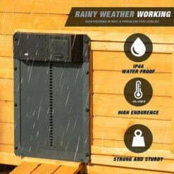 DONTODENT 2022new Porte De Poulailler Automatique Porte En Plastique Pleine Détection De Lumière Porte De Poulailler Porte De Poulailler - -Polire Soldes Boutique 67436073 4