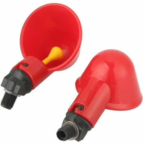 LLOVE Breuvoir De Poulet, 12 PCS Automatique Pour Poulailler Distributeurs D'eau Automatique Pour Poulet Canard Volaille Eau Potable Tasses Abreuvoir Mangeoire Pour Bétail Poule 4 LLOVE Breuvoir De Poulet, 12 PCS Automatique Pour Poulailler Distributeurs D'eau Automatique Pour Poulet Canard Volaille Eau Potable Tasses Abreuvoir Mangeoire Pour Bétail Poule – Image 4