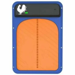 GRID COOL Porte De Poulailler Automatique à Pile, Porte Poulailler Automatique Avec Capteur De Lumière, étanche Kit De Porte De Poulailler, Minuterie D'ouverture Retardée Du Soir Et Du Matin 35x24x3.7cm，Fonepro