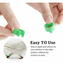 MONLY 300 Anneaux De Pied De Volaille, Petits Anneaux De Serrage De Volaille, Bandes De Volaille Pour Marquer Les Oiseaux, Perroquets, Pigeons, Cailles, Poussins (Jaune/bleu/blanc/violet/rouge/vert)，Fonepro -Polire Soldes Boutique 67668130 4