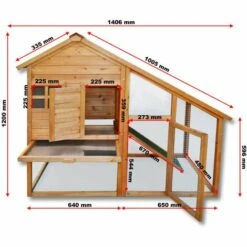 WILTEC Cabane à Petits Rongeurs Clapier Poulailler Abri Petits Animaux Enclos Espace Libre 2 Niveaux 7 WILTEC Cabane à Petits Rongeurs Clapier Poulailler Abri Petits Animaux Enclos Espace Libre 2 Niveaux -Polire Soldes Boutique 808881 4