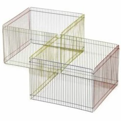 Beeztees Enclos Extérieur Pour Rongeurs 8 Panneaux 275602 - Multicolore -Polire Soldes Boutique 8817825 3